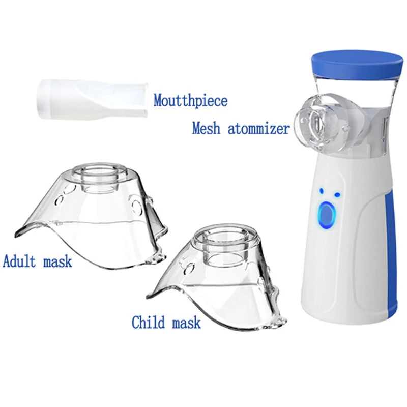 (image for) Mesh Nebulizador Inhale Medical Portable Asthma Inhaler Nebulizer Machine Three-gear Adjustment For Baby Adult